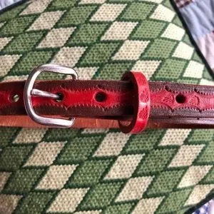 Red Smurf Leather Belt Smurfs | Accessories | Red Smurf Leather Belt | Poshmark main image 2